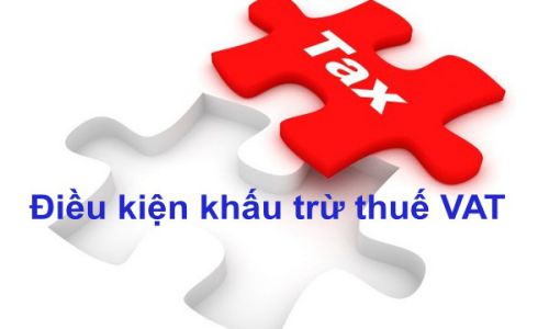 Điều kiện khấu trừ thuế GTGT vào của hàng hóa, dịch vụ xuất khẩu