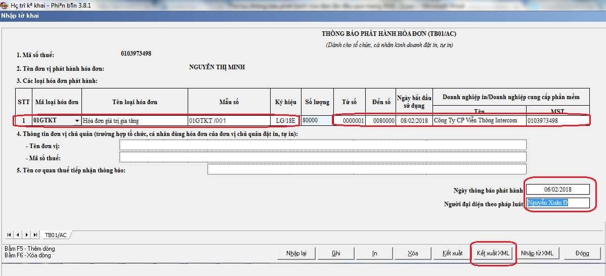 Thông báo phát hành hóa đơn điện tử 4 thong bao phat hanh hoa don htkk-2