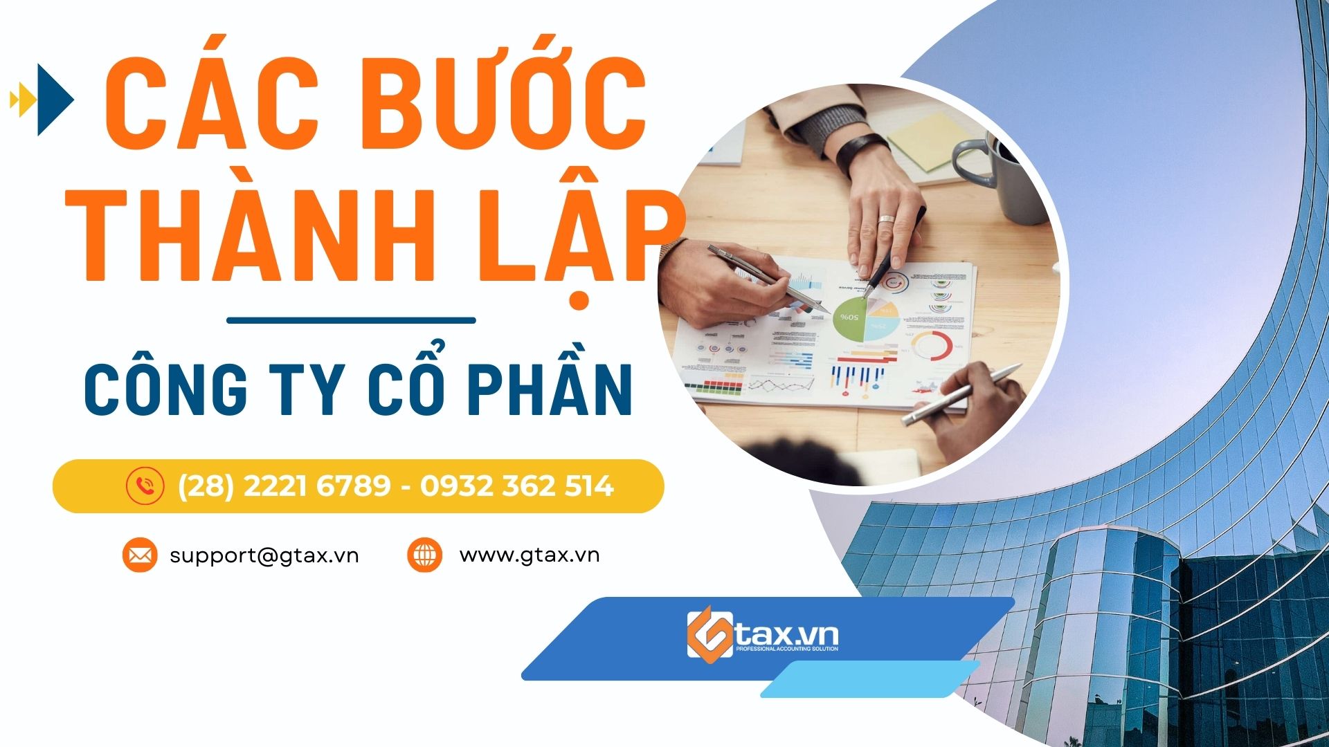 Quy trình, thủ tục thành lập công ty cổ phần