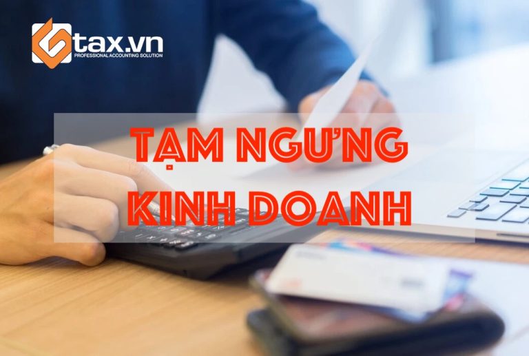 Tạm ngừng kinh doanh