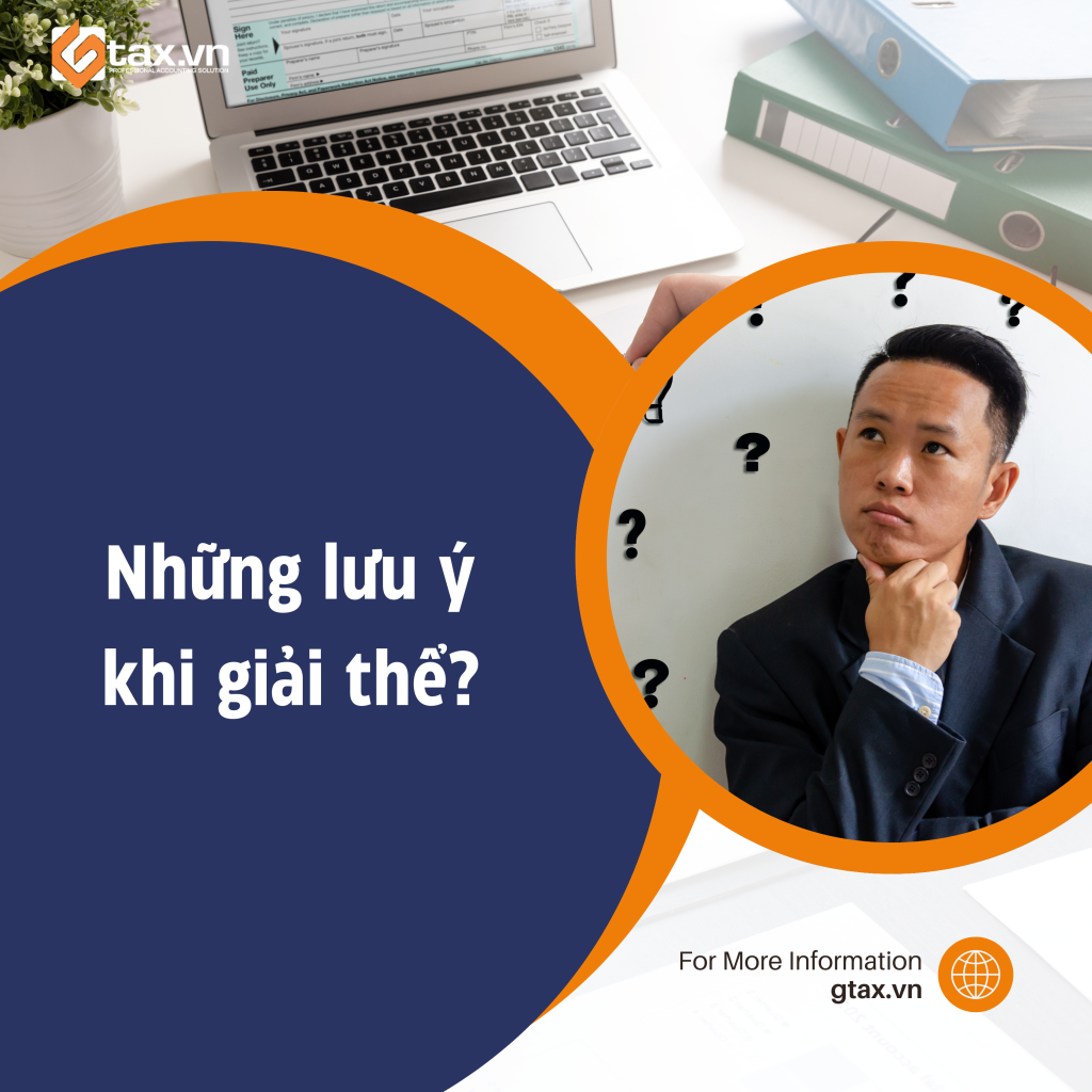 Dịch vụ giải thể doanh nghiệp 3 luu y khi giai the