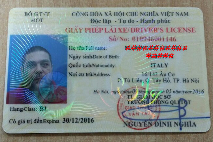 Dịch vụ đổi giấy phép lái xe 3 2. Thủ tục đổi bằng lái xe Ô tô cho người nước ngoài