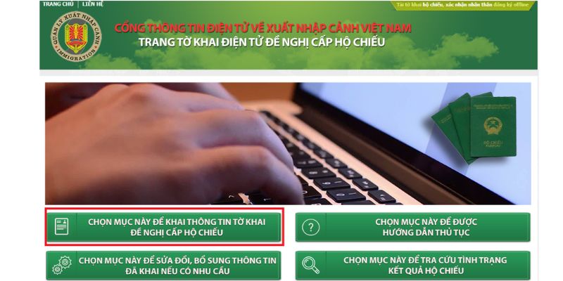 Dịch vụ làm hộ chiếu 16 khai bao thong tin tren to khai cap ho chieu